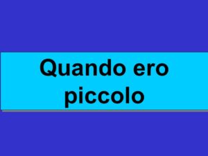 L'imperfetto in italiano, come e quando si usa